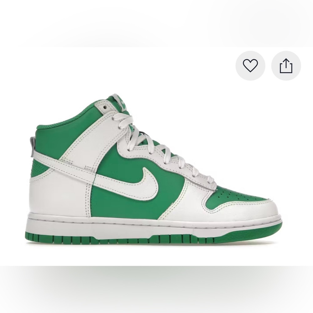 Nike Dunk High Stadium Green White Sneakers Men’s size 10.5 NEW